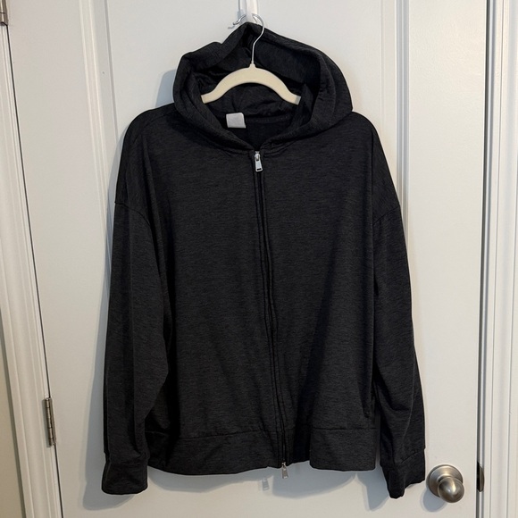 Athletic Works Tops - Athletic Works Black Zip-Up Hoodie